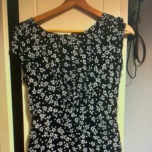 Yumi Kim Black and White Floral Mini Dress